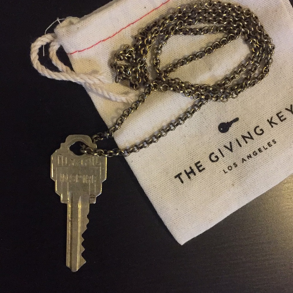The Giving Keys INSPIRE necklace